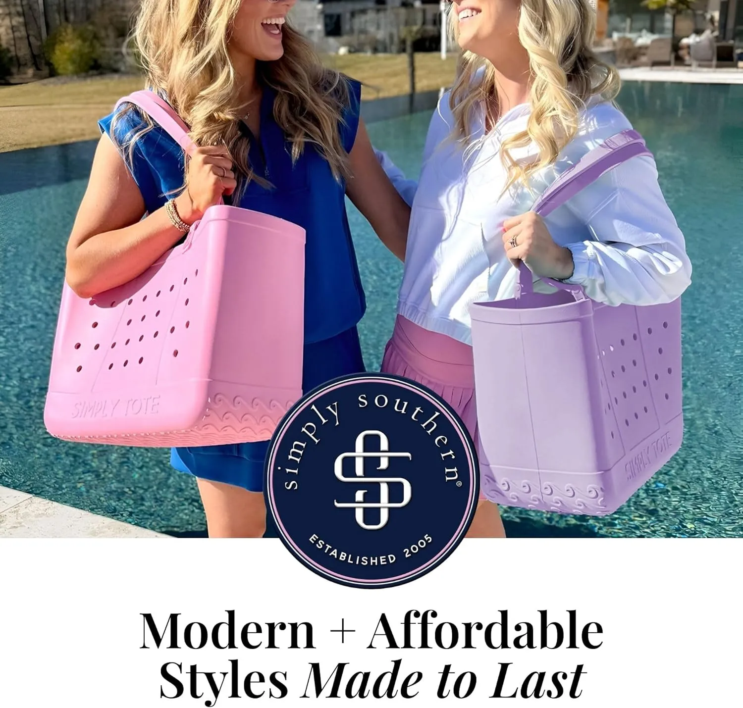 Simply Southern, Large Tote Bag
