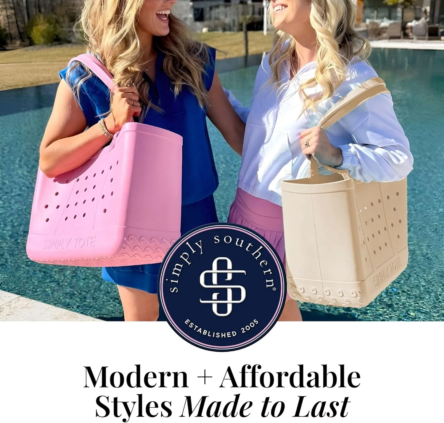 Simply Southern, Large Tote Bag