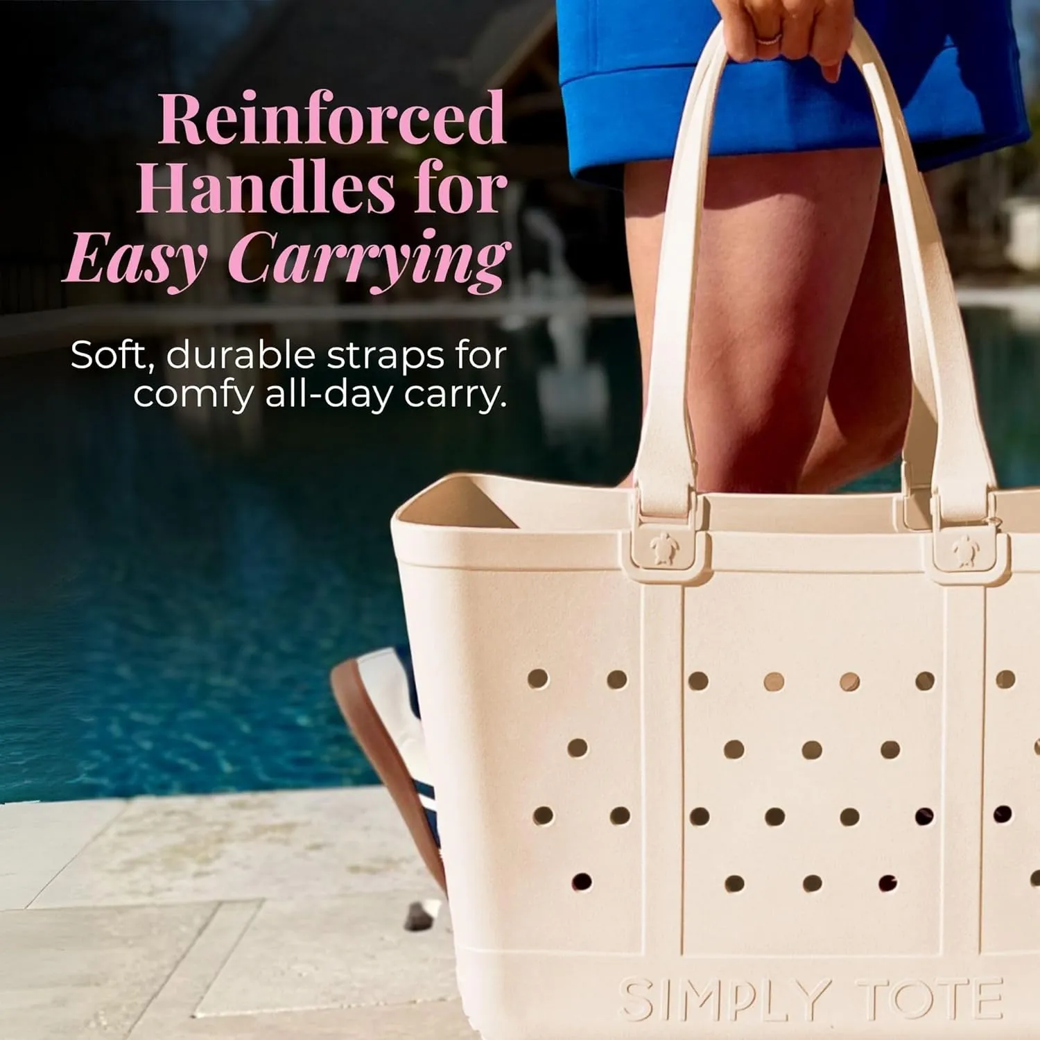 Simply Southern, Large Tote Bag