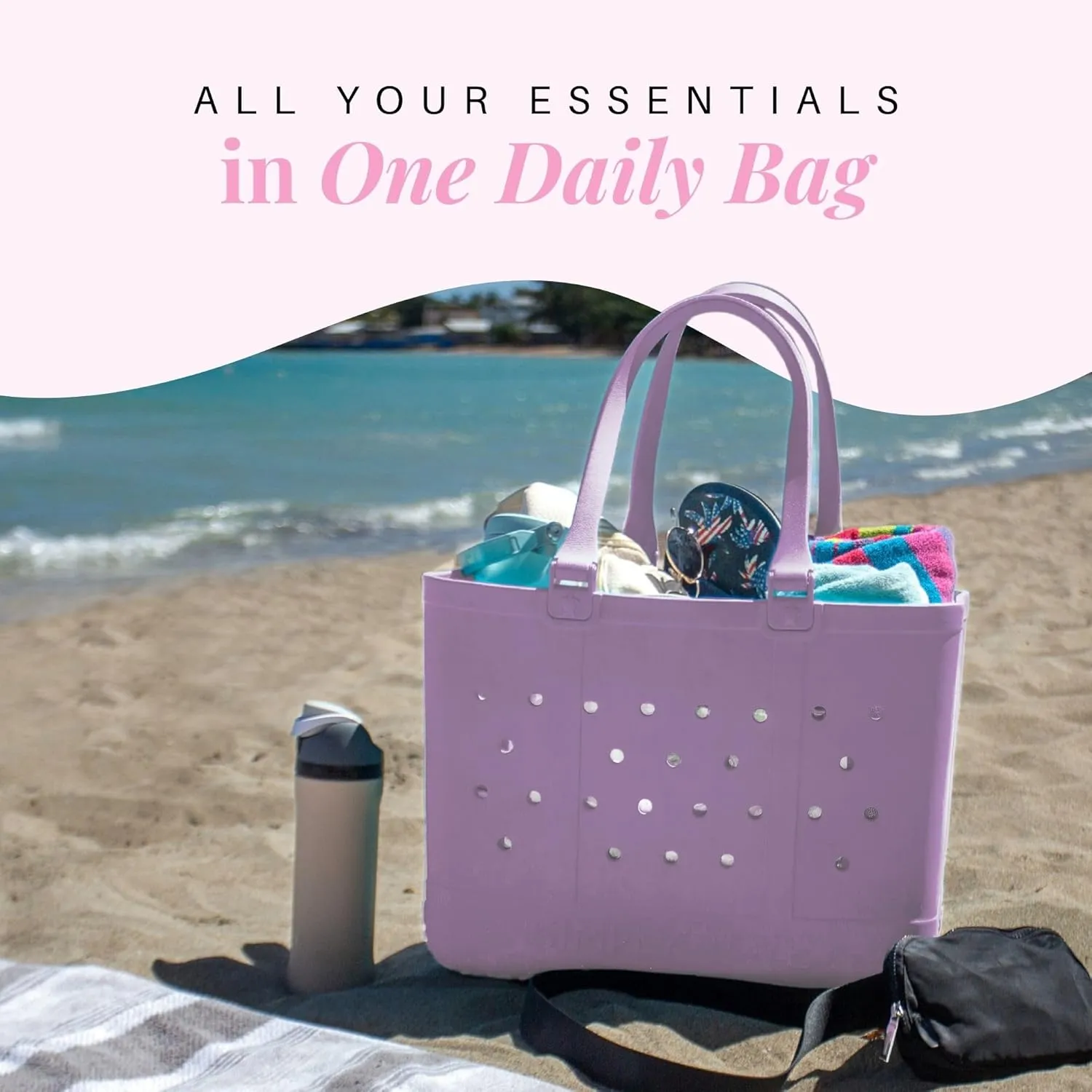 Simply Southern, Large Tote Bag