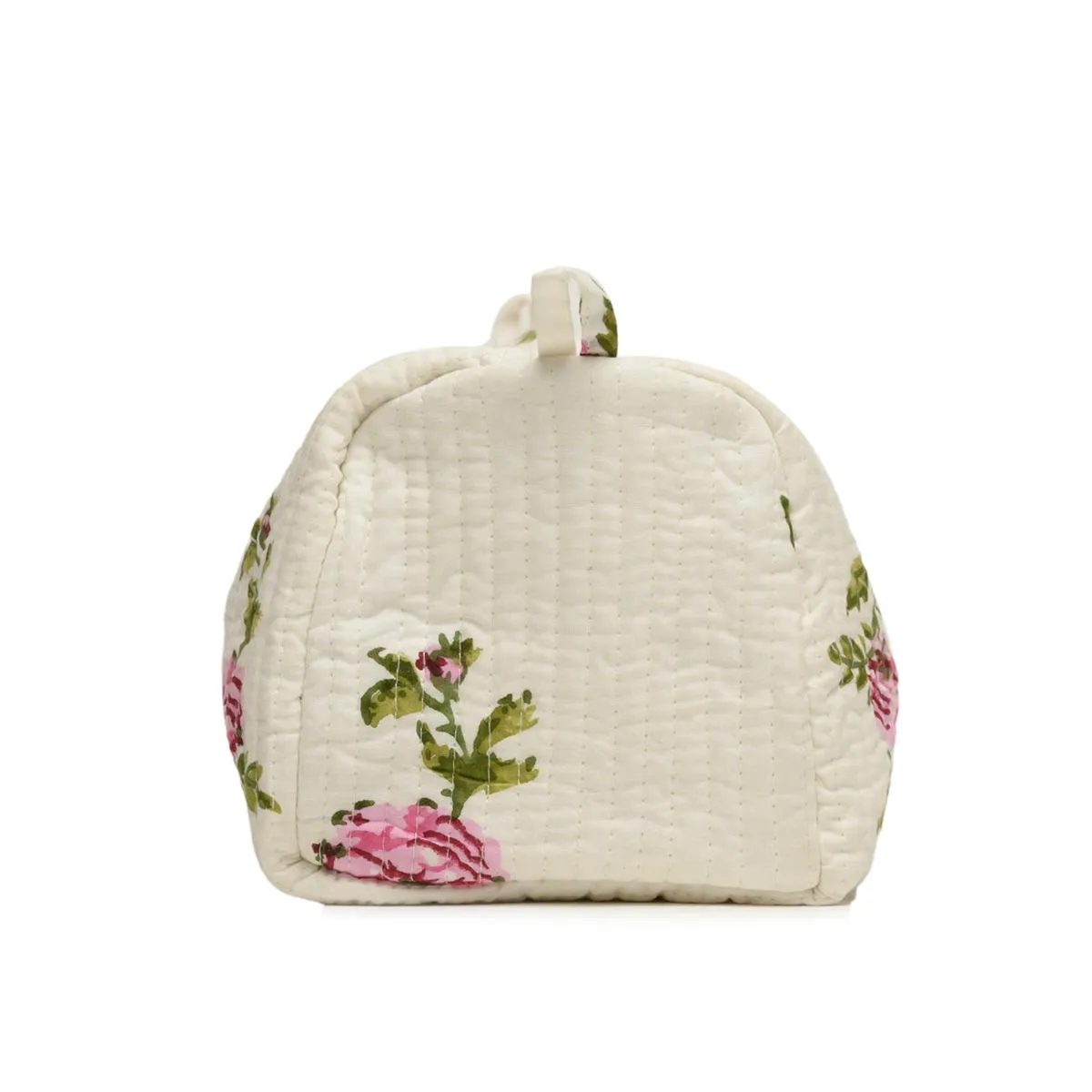 SINGLE RUSSIAN ROSE QUILTED TOILETRY POUCH