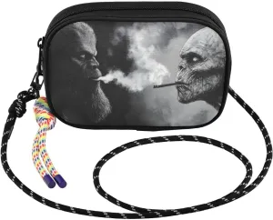Small Crossbody Bags Sasquatch Alien Funny for Women Cell Phone Purses Women's Shoulder Handbag Wallet Purse