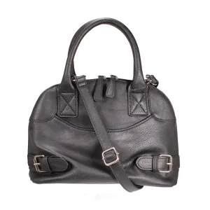 Small Dome Cross Body Bag - Black