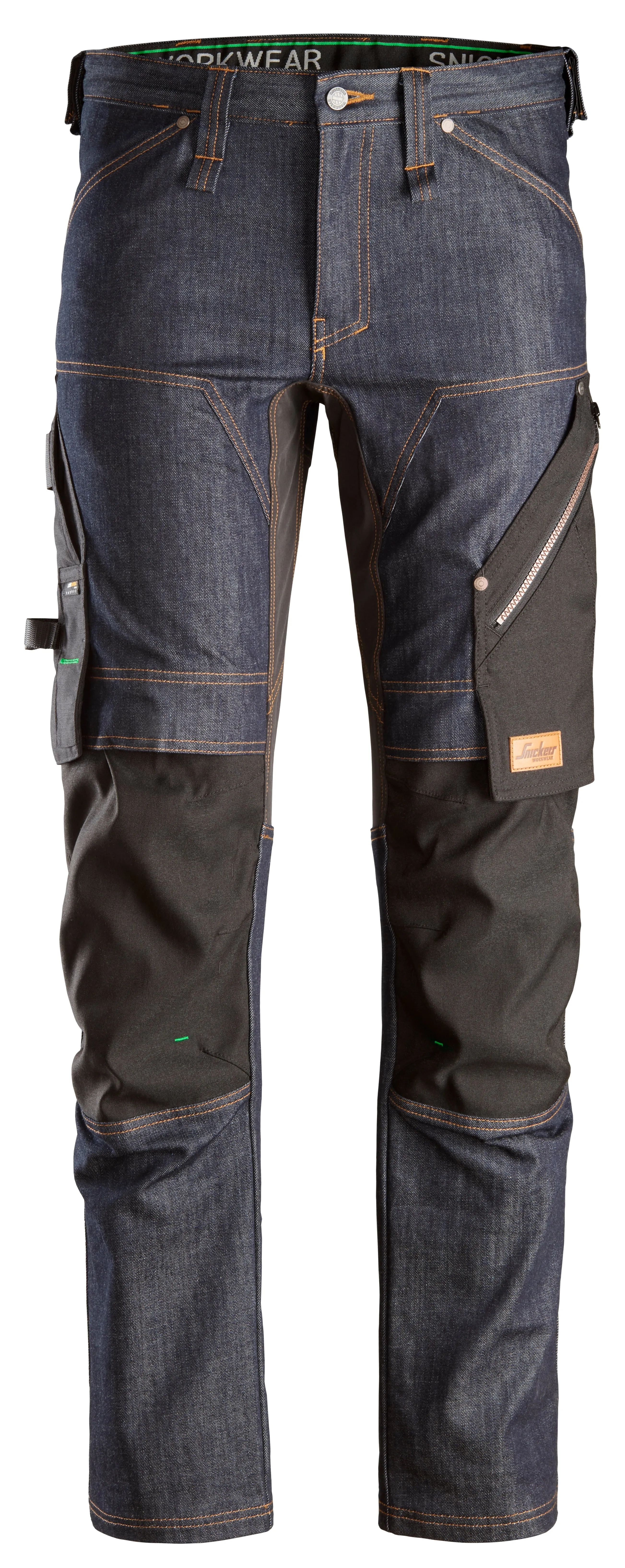 Snickers FlexiWork, Denim Work Trousers 