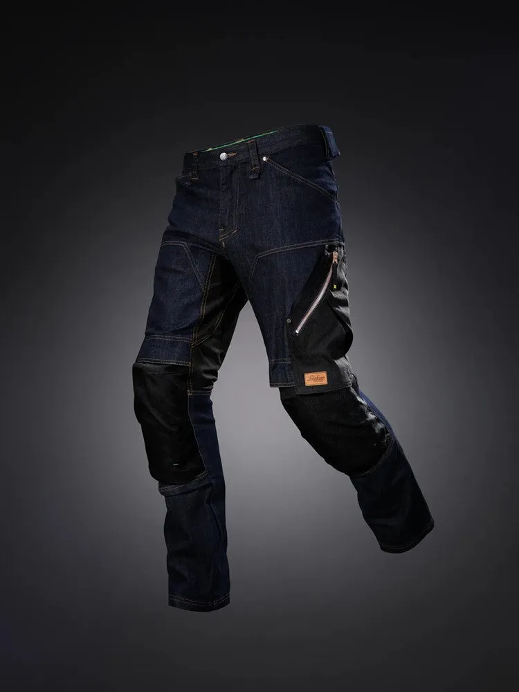 Snickers FlexiWork, Denim Work Trousers 