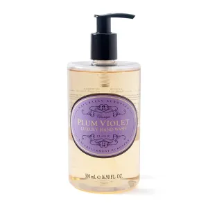 SOMERSET TOILETRY Naturally European Plum Violet Luxury Hand Wash, Cleanse & Moisturise - 500ml | Natural Soap Ideal for Sensitive Skin | Hand Soap, Liquid Hand Soap, Liquid Soap, 16.9 Fl Oz