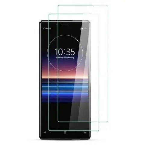 Sony Xperia 5 IV Case Clear Gel Cover & Glass Screen Protector