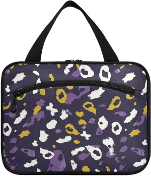 Speckles hanging personal item travel bag with hook, designer accessories toiletries bag for travel accessories for women toilet bolso de mano para hombre