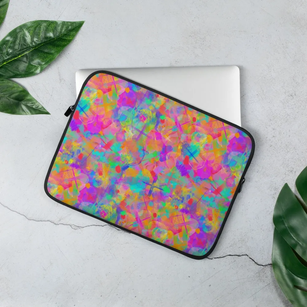 Splotches and Crosses Laptop Sleeve