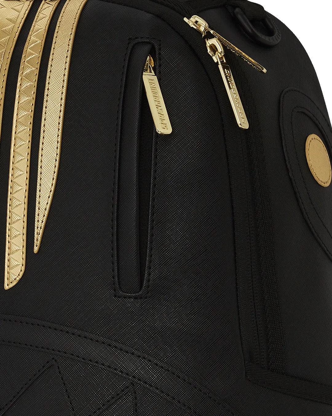 Sprayground - Gold Stripes Black Dlxsv Backpack