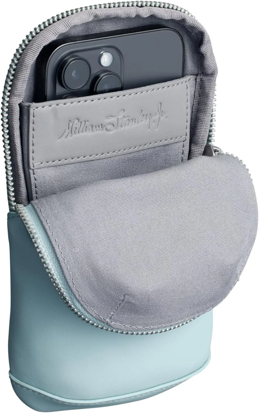 STANLEY Cross Bottle Essentials Case Max | Phone, Wallet, Keys Holder for Water Bottle | Faux Leather Accessory Pouch