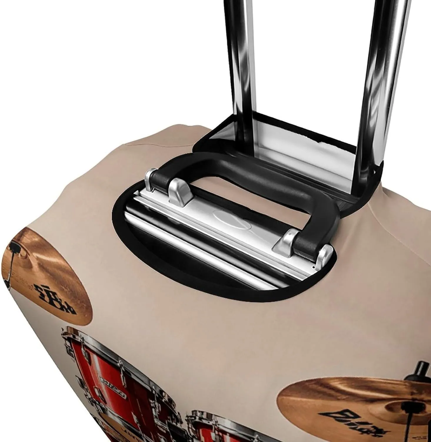 Suitcase Covers for Luggage Drum Set-standard Fashion Luggage Cover Washable Protector Waterproof Suitcase Cover Anti-scratch Travel Suitcases Covers Case for 19-32 Inch Luggages M