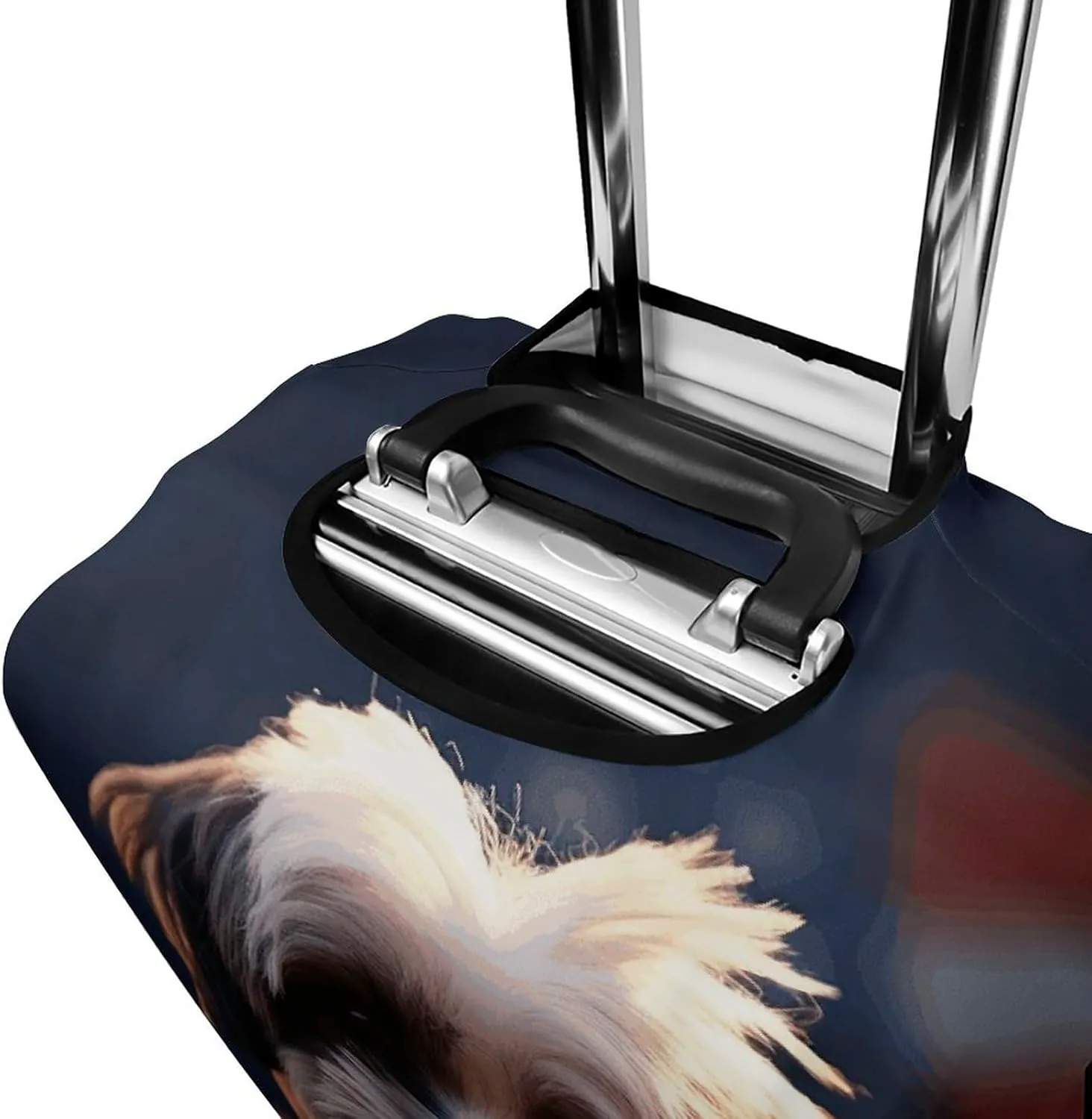 Suitcase Covers for Luggage Shih Tzu Dog And Flowers Fashion Luggage Cover Washable Protector Waterproof Suitcase Cover Anti-scratch Travel Suitcases Covers Case for 19-32 Inch Luggages XL