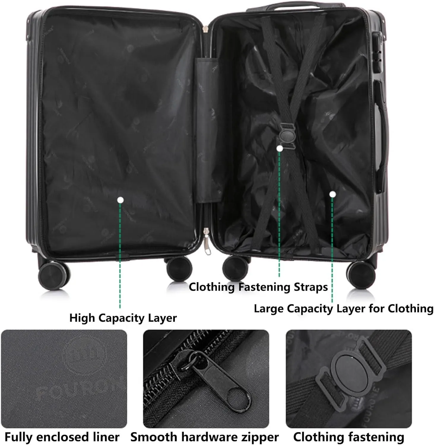 Suitcase With Laptop Compartment, Lightweight Trolley Case, Dustproof Waterproof, Equipped With An Anti-theft And Anti-picking Combination Lock (Color : 20 Rack, Size : Silver)
