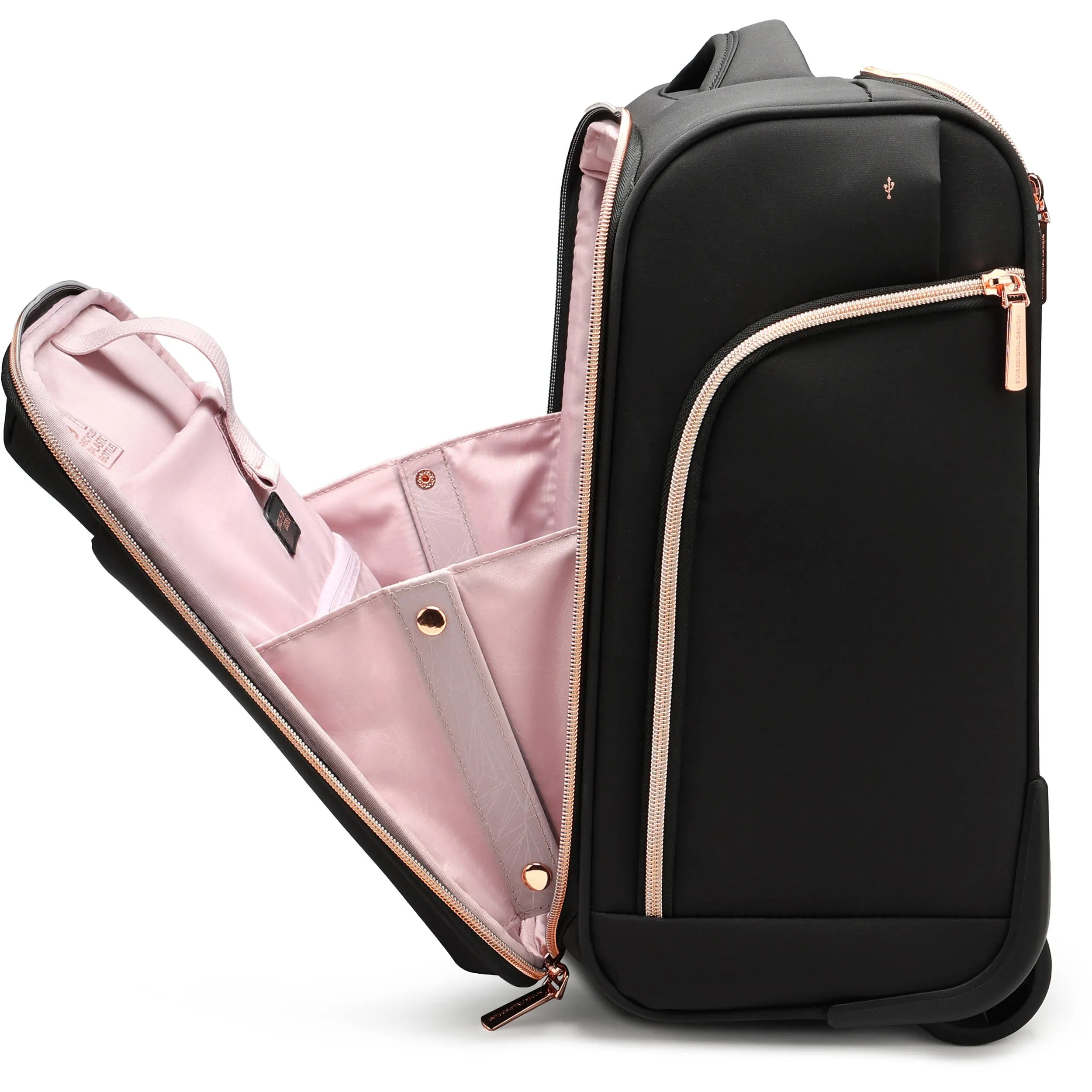 Swissdigital KATY ROSE NG Underseat Luggage (Black)