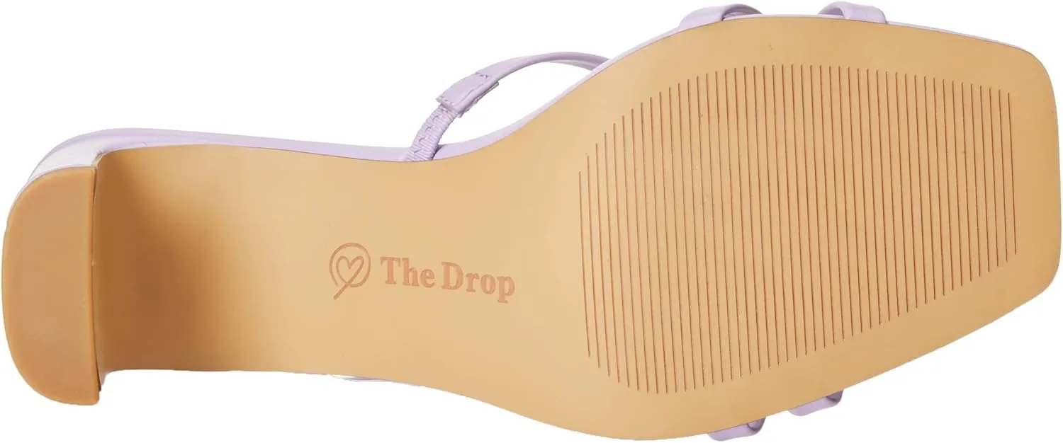The Drop Women's Amelie Strappy Square Toe Heeled Sandal