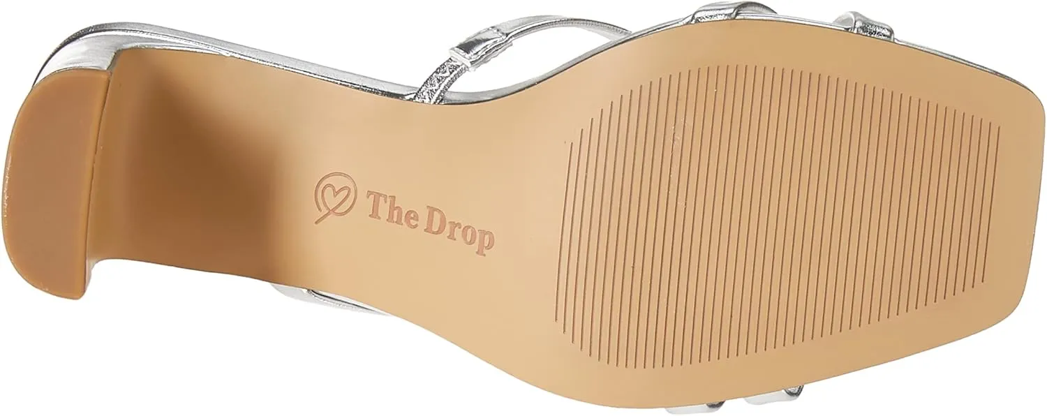 The Drop Women's Amelie Strappy Square Toe Heeled Sandal