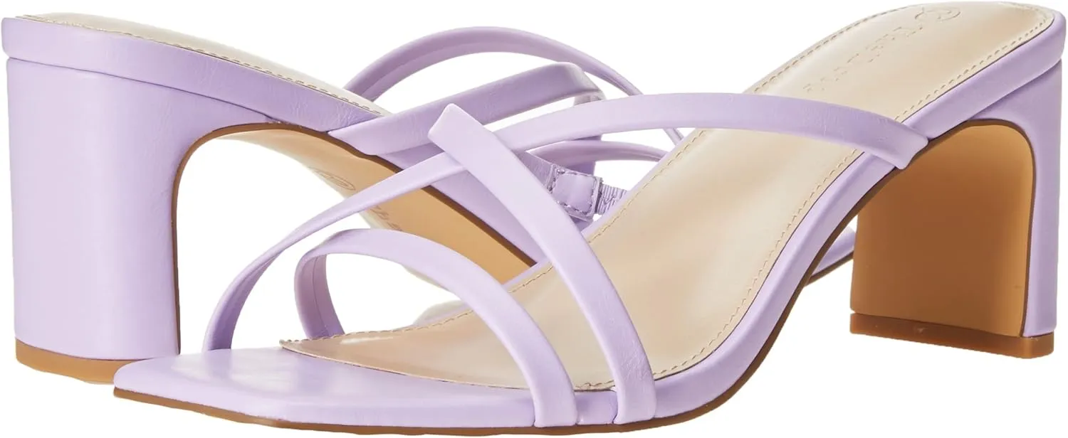 The Drop Women's Amelie Strappy Square Toe Heeled Sandal