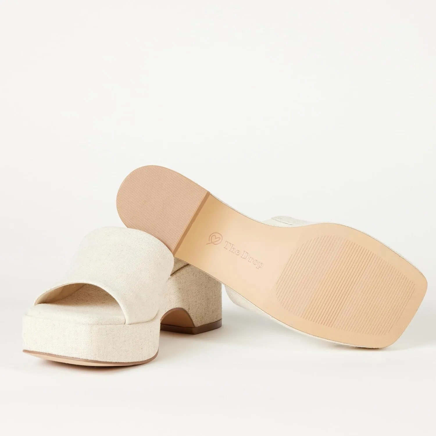 The Drop Women's Bertina Platform Slide Sandals
