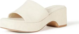 The Drop Women's Bertina Platform Slide Sandals