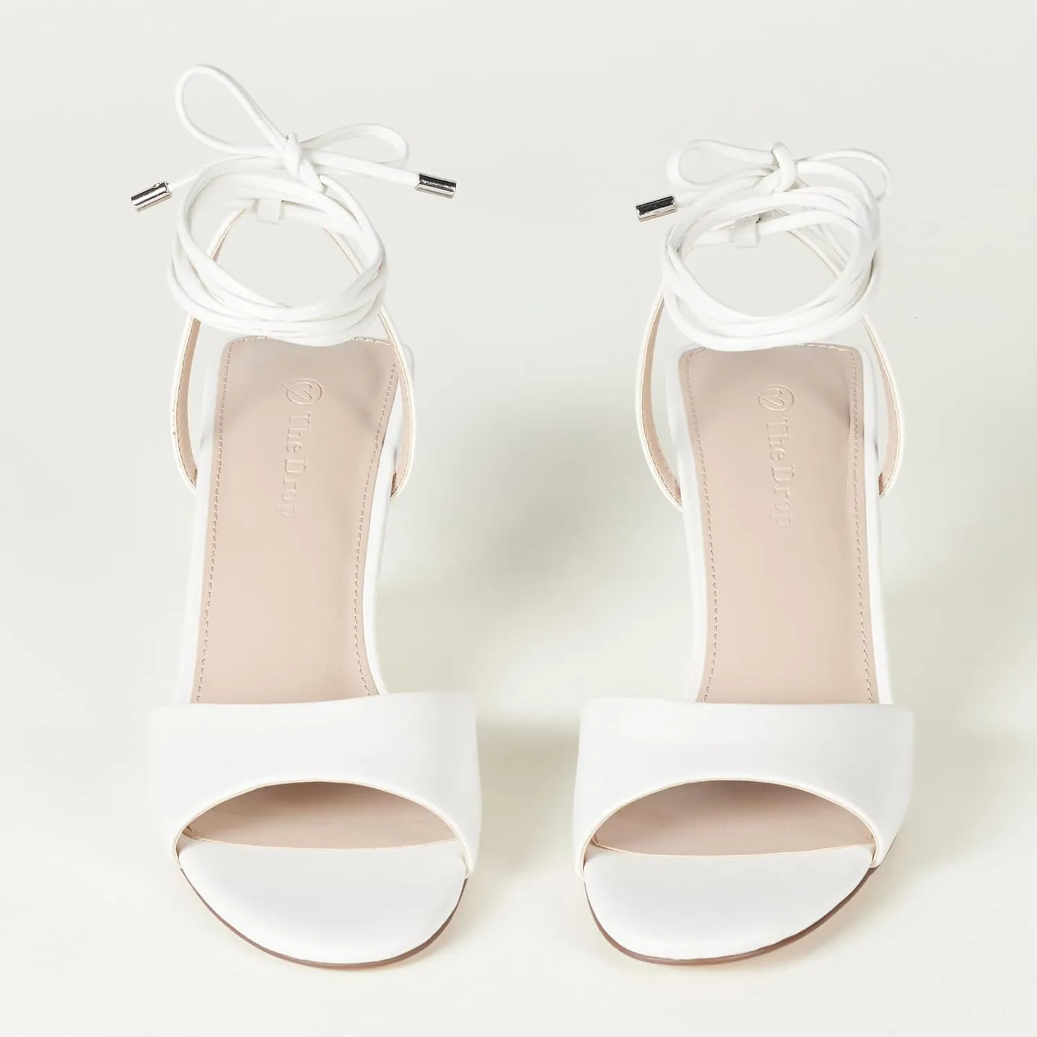 The Drop Women's Phoenix Lace Up Sculpted Heeled Sandal
