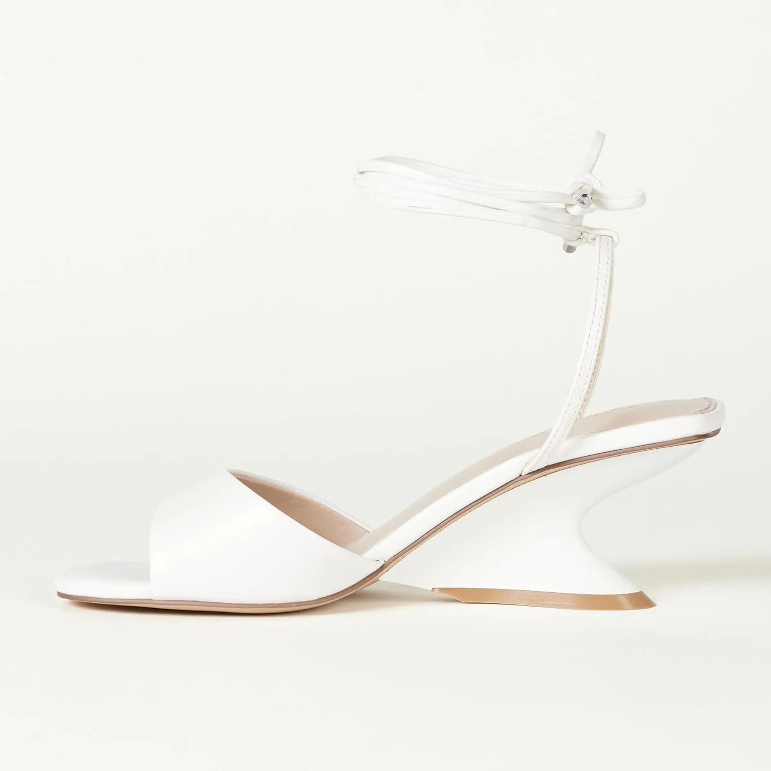 The Drop Women's Phoenix Lace Up Sculpted Heeled Sandal