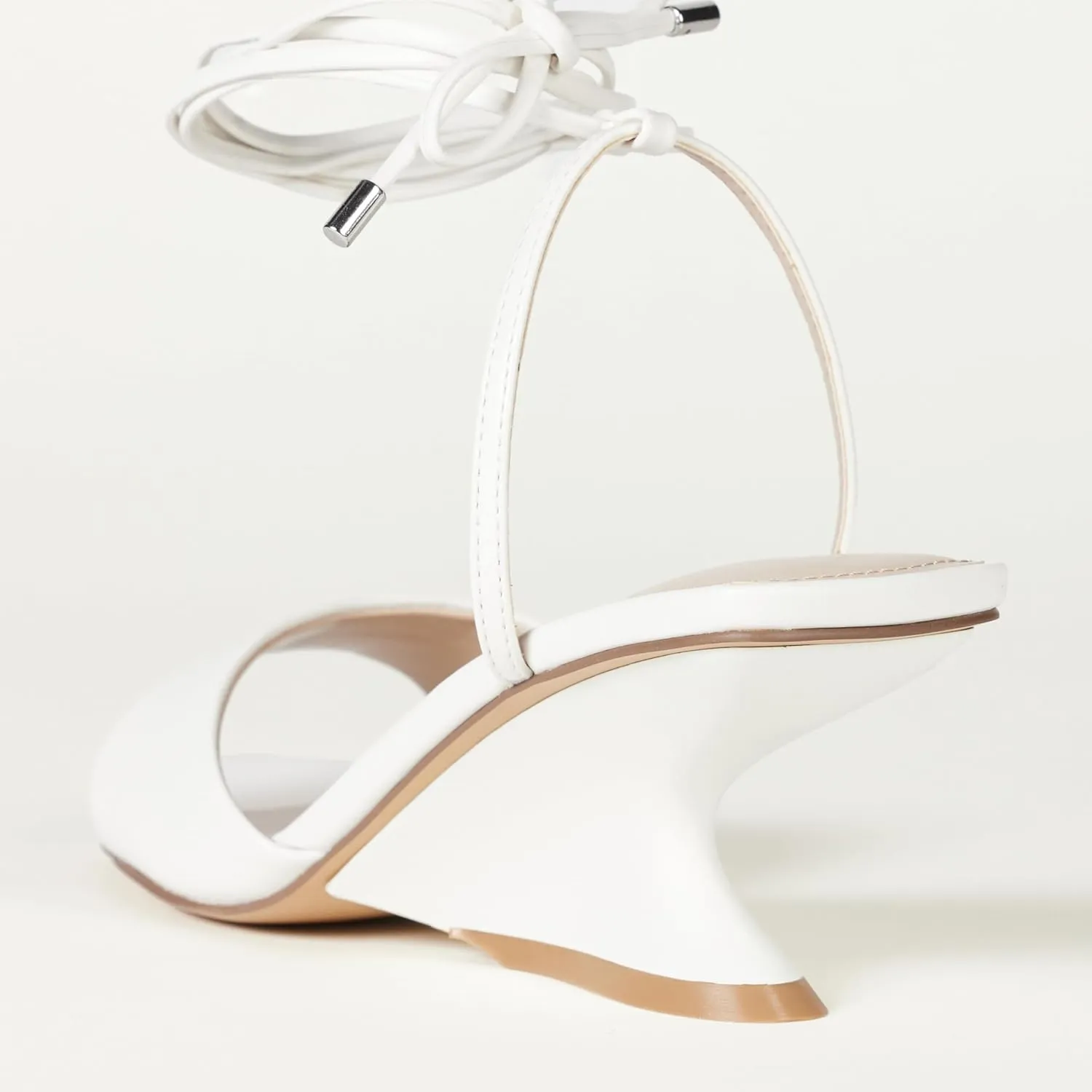 The Drop Women's Phoenix Lace Up Sculpted Heeled Sandal