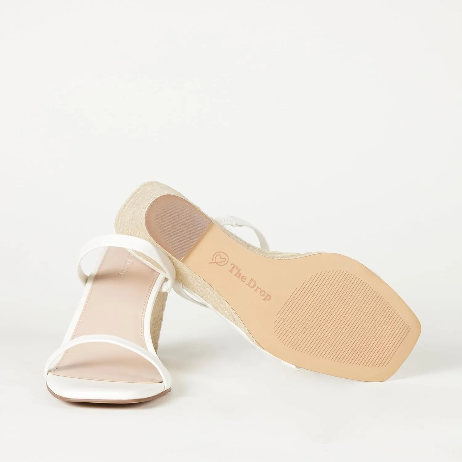 The Drop Women's Sophia Two Strap Wedge Sandals
