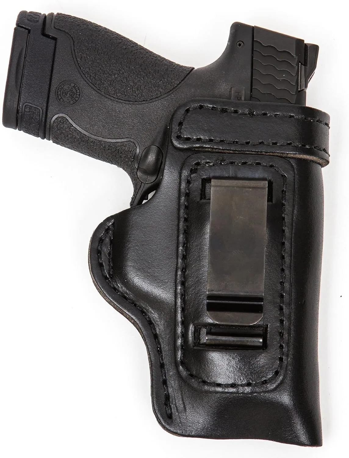 The Holster Store for Glock 42 Gun Holster Pro Carry HD IWB CCW Leather Holster Black