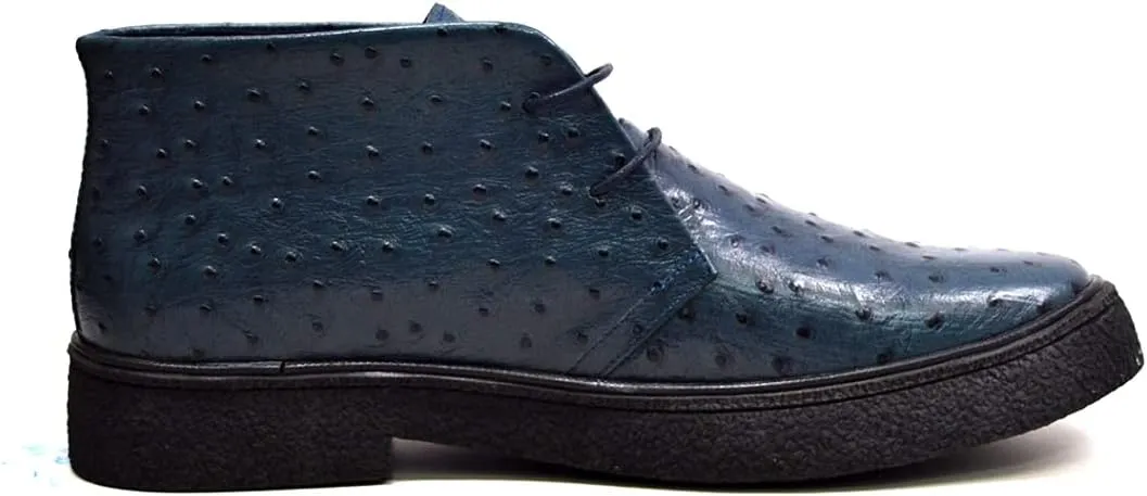 The Original British Walkers Men's Playboy High top Chukka Boot - Ostrich