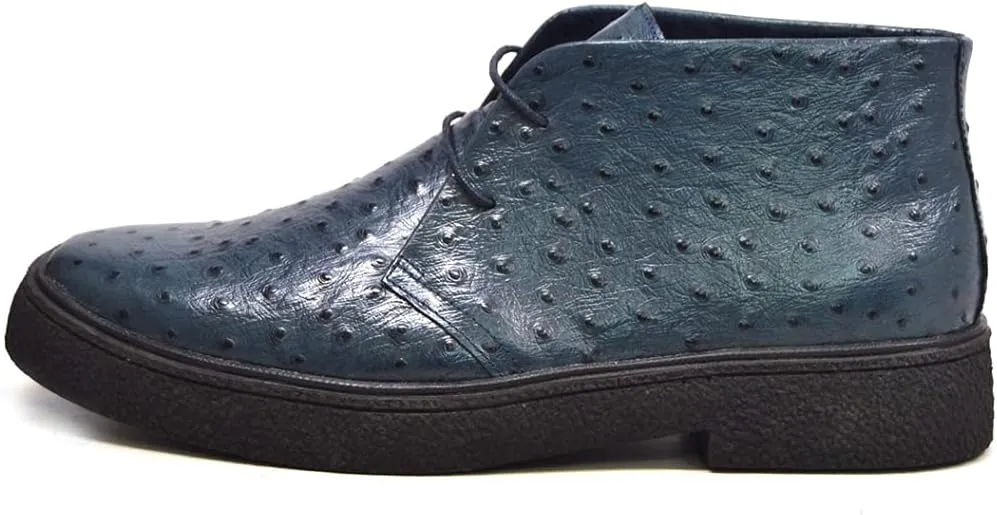 The Original British Walkers Men's Playboy High top Chukka Boot - Ostrich