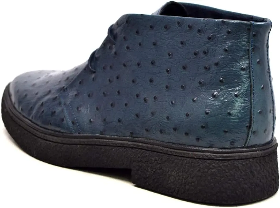 The Original British Walkers Men's Playboy High top Chukka Boot - Ostrich