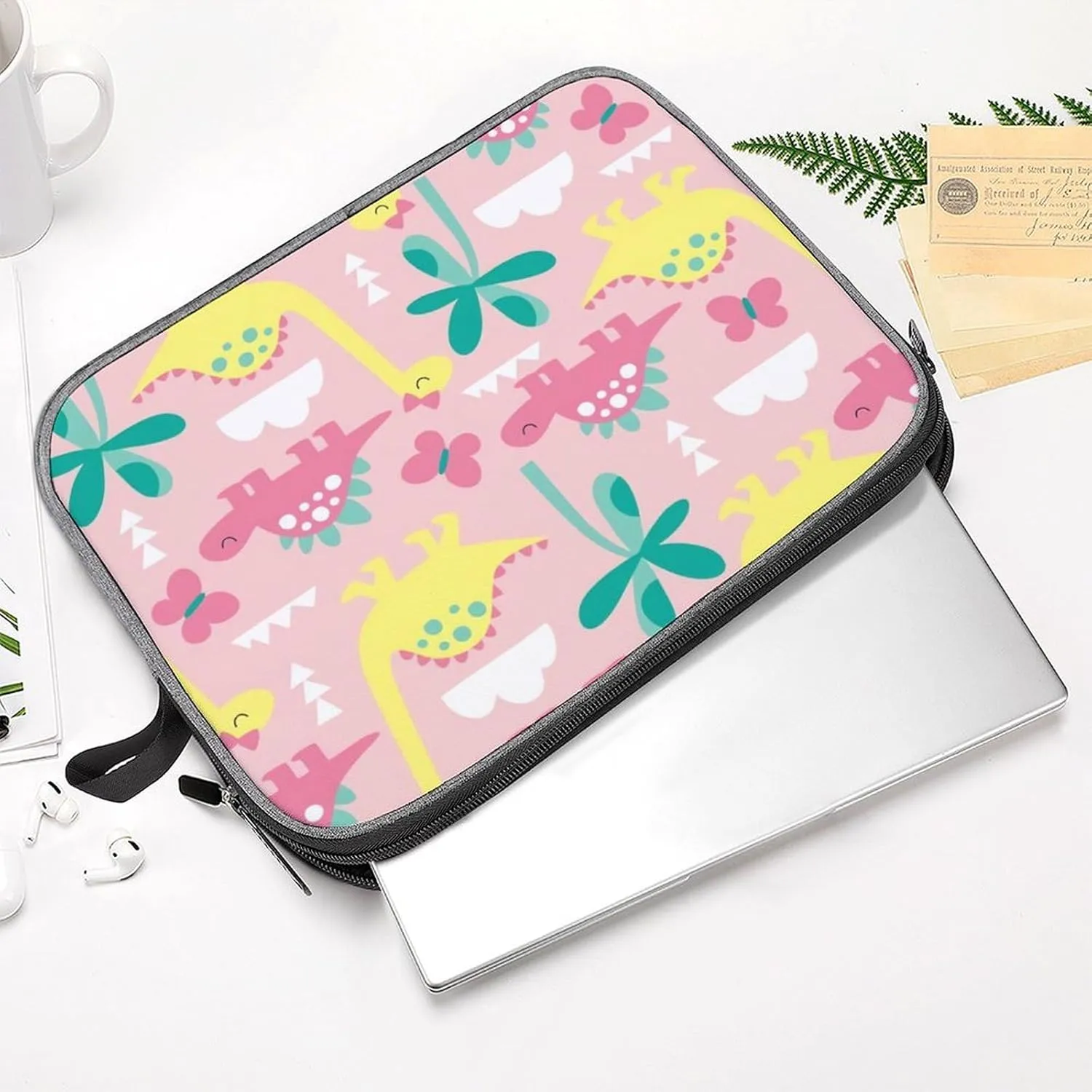 TigerPrint Large Capacity Portable Laptop Case Unisex