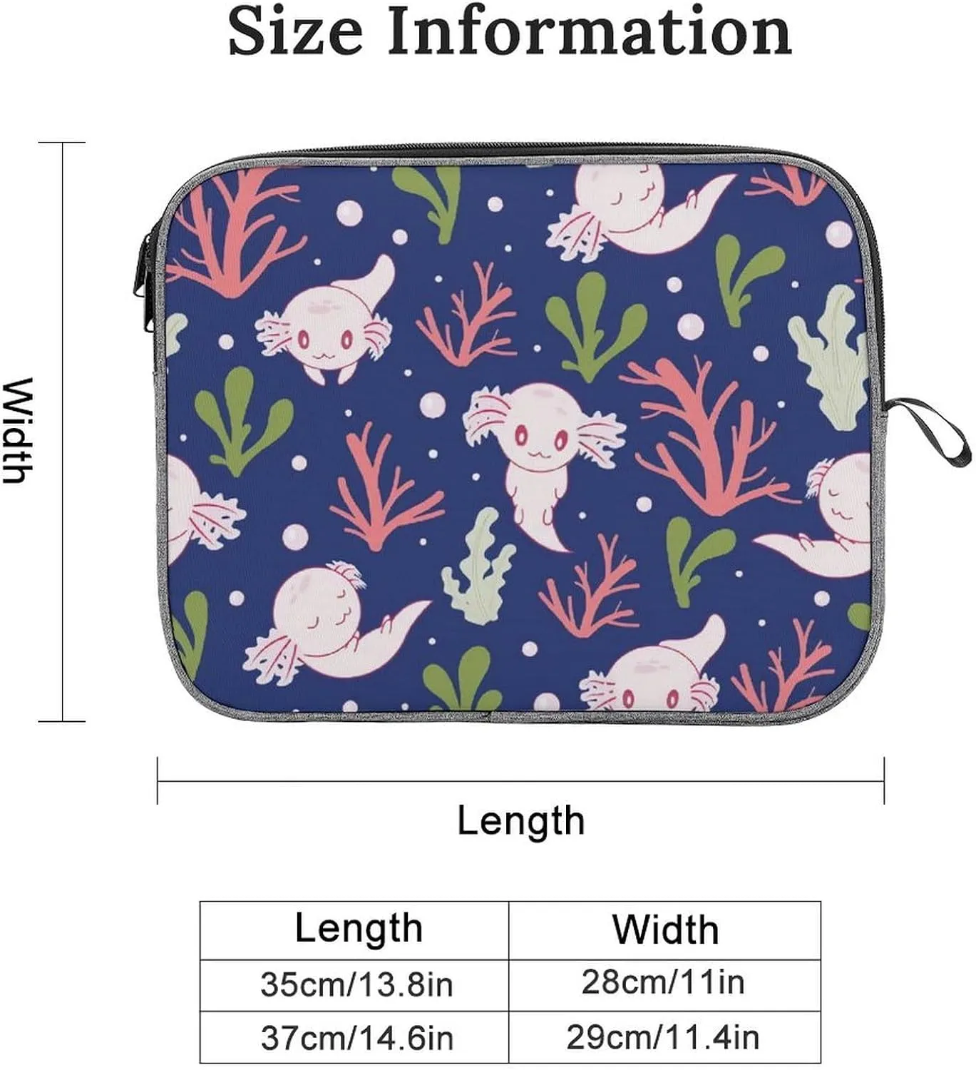 TigerPrint Large Capacity Portable Laptop Case Unisex