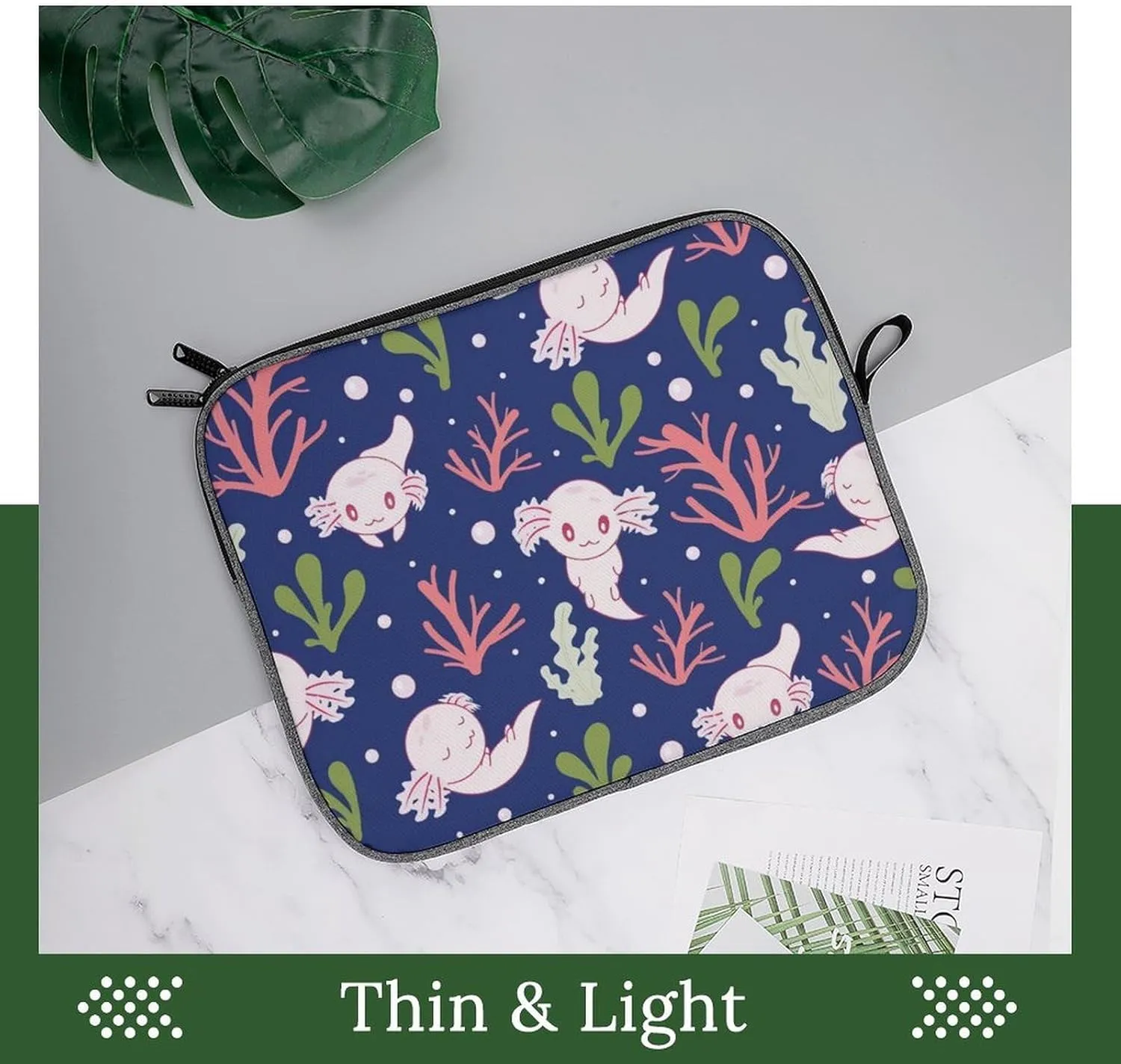 TigerPrint Large Capacity Portable Laptop Case Unisex