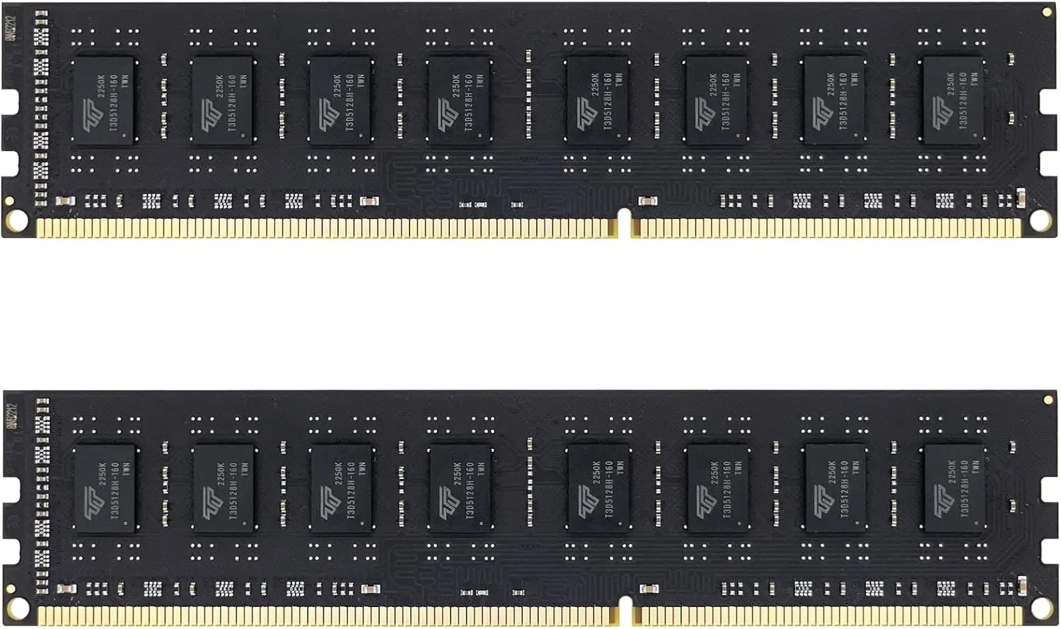 Timetec 16GB KIT(2x8GB) DDR3L / DDR3 1600MHz (DDR3L-1600) PC3L-12800 / PC3-12800 Non-ECC Unbuffered 1.35V/1.5V CL11 2Rx8 Dual Rank 240 Pin UDIMM Desktop PC Computer Memory RAM(SDRAM) Module Upgrade
