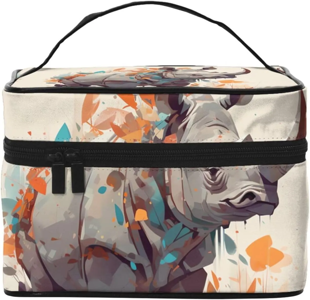 Toiletry Bag for Women Men Dopp Kit Travel Makeup Bag Make Up Organizers Cosmetic Bag Hand Drawn Animals Hanging Toiletry Bag Shaving Bag with Large Capacity for Travel