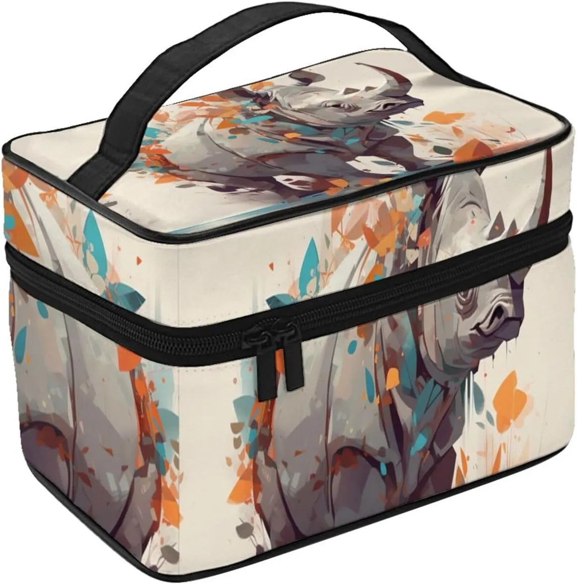 Toiletry Bag for Women Men Dopp Kit Travel Makeup Bag Make Up Organizers Cosmetic Bag Hand Drawn Animals Hanging Toiletry Bag Shaving Bag with Large Capacity for Travel