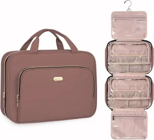 Toiletry Bag with Hanging Hook, Portable Makeup Cosmetic Bags, Space-efficient, Collapsible Moving, making it more suitable for Travel