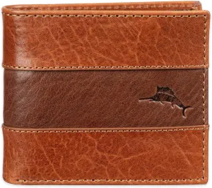 Tommy Bahama Men's Bifold Slim Leather Wallet