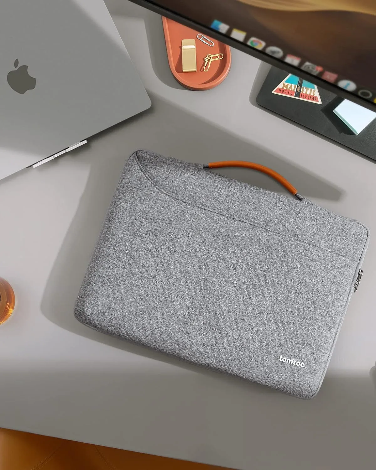 tomtoc 360 Protective Laptop Carrying Case for 13-inch MacBook Air M4 2025, M3/A3113, M2/A2681, M1/A2337, MacBook Pro M2/A2686, M1/A2338, Water-Resistant Laptop Bag for 13" iPad Pro M4/iPad Air M3 M2