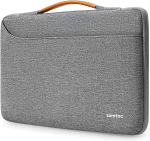 tomtoc 360 Protective Laptop Carrying Case for 13-inch MacBook Air M4 2025, M3/A3113, M2/A2681, M1/A2337, MacBook Pro M2/A2686, M1/A2338, Water-Resistant Laptop Bag for 13" iPad Pro M4/iPad Air M3 M2