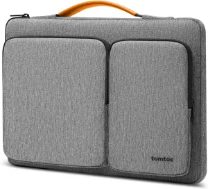 tomtoc 360 Protective Laptop Case for 16-inch MacBook Pro M4/M3/M2/M1 2024-2019, Water-Resistant Laptop Sleeve Bag for Dell XPS 16 Plus, The New Razer Blade 16