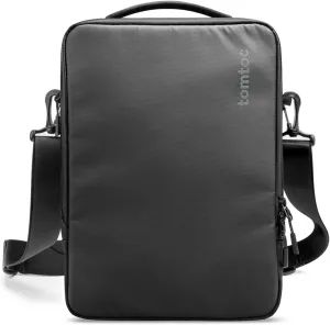 tomtoc 360 Protective Laptop Shoulder Bag for 16-inch MacBook Pro M4/M3/M2/M1 Pro/Max A3403 A3186 A2991 2024-2021, 15-inch MacBook Air M2/A3114 M2/A2941, Dell XPS 16/15, Cordura Ballistic Nylon Fabric