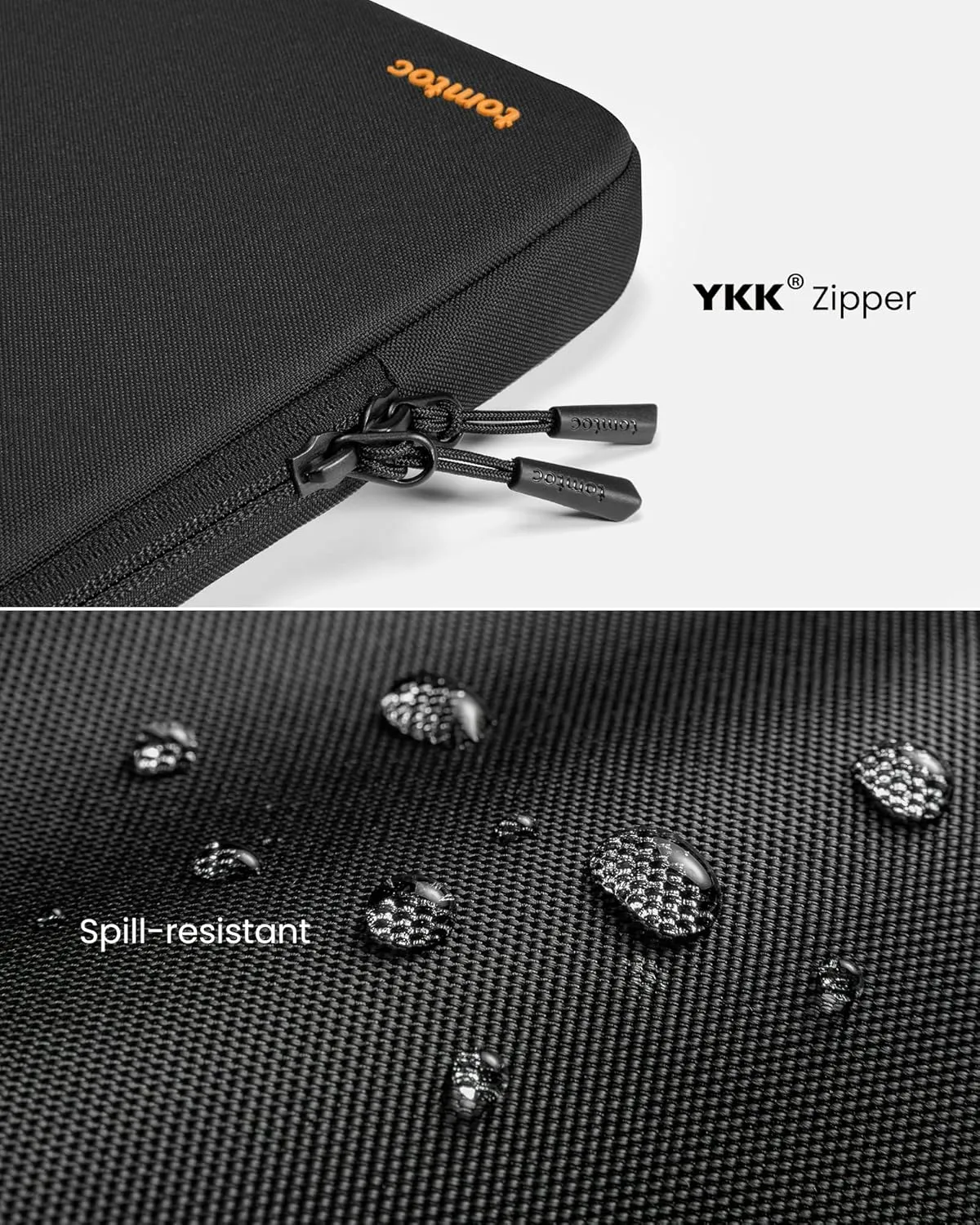 tomtoc 360 Protective Laptop Sleeve Set for 14-inch New MacBook Pro M4/M3/M2/M1 Pro/Max A3112 A3401 A3185 A2992 A2918 A2779 2024-2021, Water-Resistant MacBook Case Bag with Organized Accessory Pouch