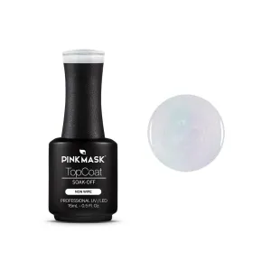 Top Coat Nail Polish Velvet #3 15ml / o.5 oz - Non Wipe, Long Lasting, Glossy Shine Finish, Soak Off Formula