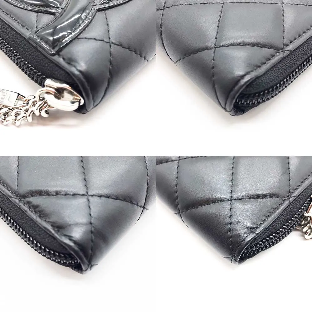 Top Quality Chanel Leather Round Zipper Wallet