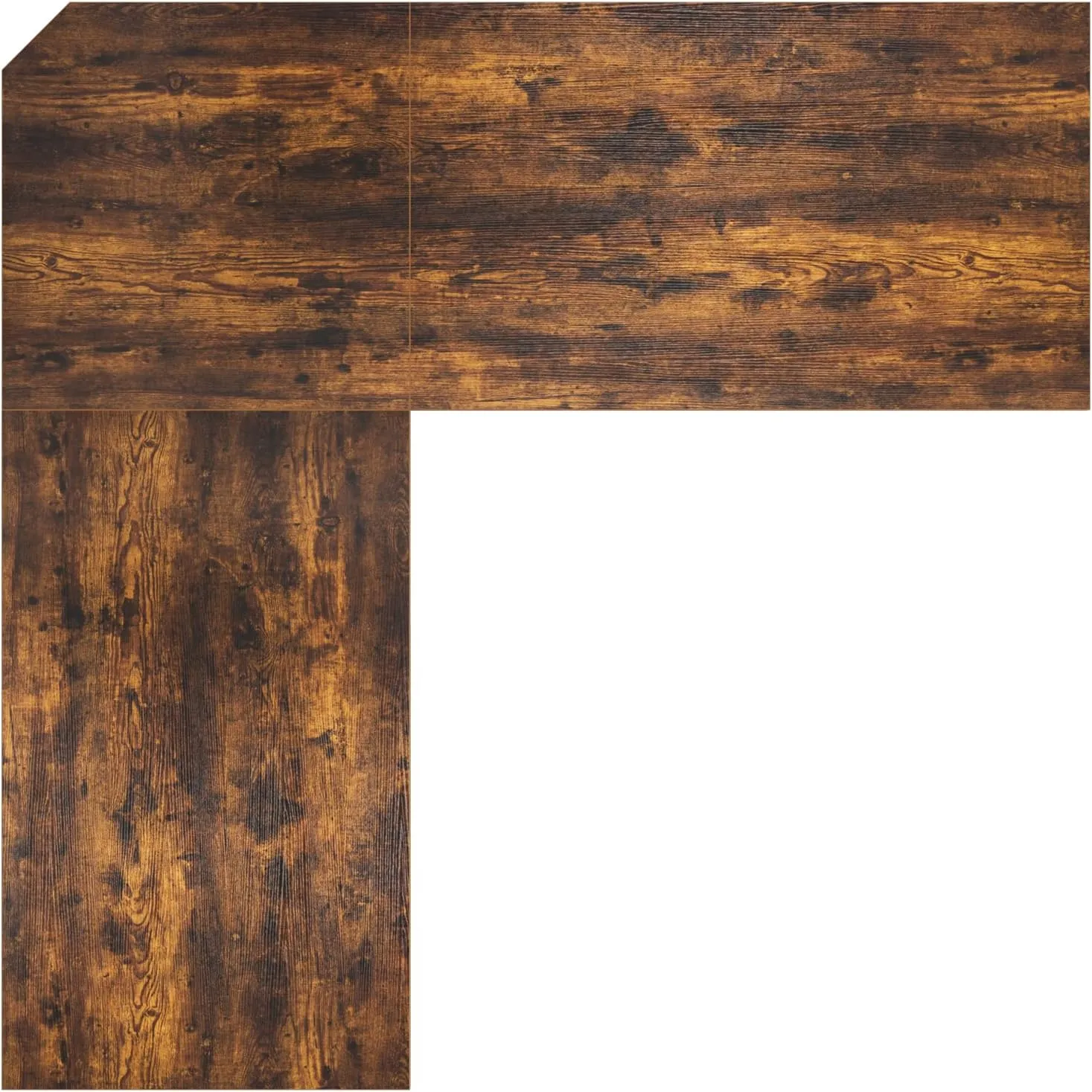 TOPSKY One-Piece Table Top for Electric Standing Desk Adjustable Desk (Rustic Brown., 63’’x63’’ L Shaped)