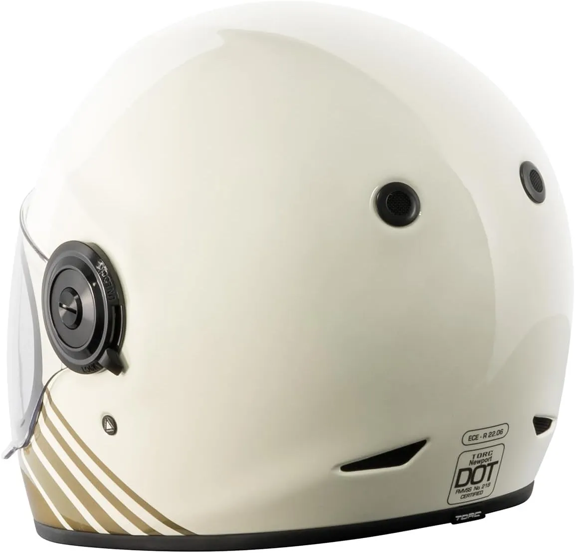 TORC T1/Newport Fiberglass Full Face Motorcycle Helmet DOT & ECE Approved