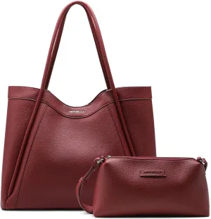 Tote Bag for Women Vegan Leather Shoulder Purse Weekender Bag Shopper Handbag